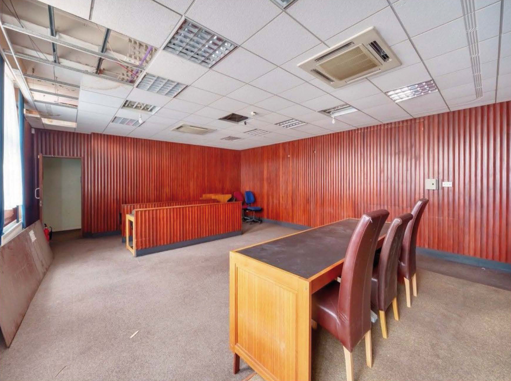 Pure Evil Courthouse imagery