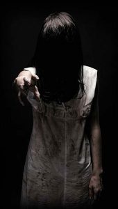 Haunting image of Sara